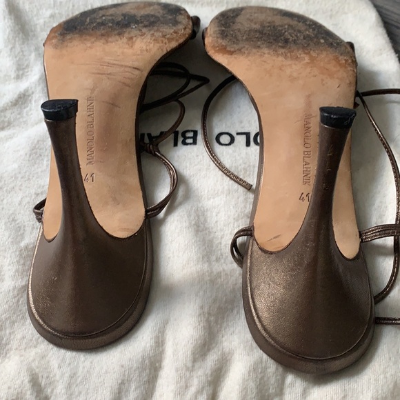 Manolo Blahnik Wrap Heels